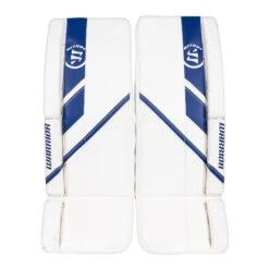 Warrior Ritual G5 Intermediate Goalie Leg Pads -Hockey Equipment warrior leg pads warrior ritual g5 intermediate goalie leg pads white royal 30 1 28766285463618