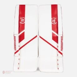 Warrior Ritual G5 Junior Goalie Leg Pads -Hockey Equipment warrior leg pads warrior ritual g5 junior goalie leg pads white red 24 1 14836018774082